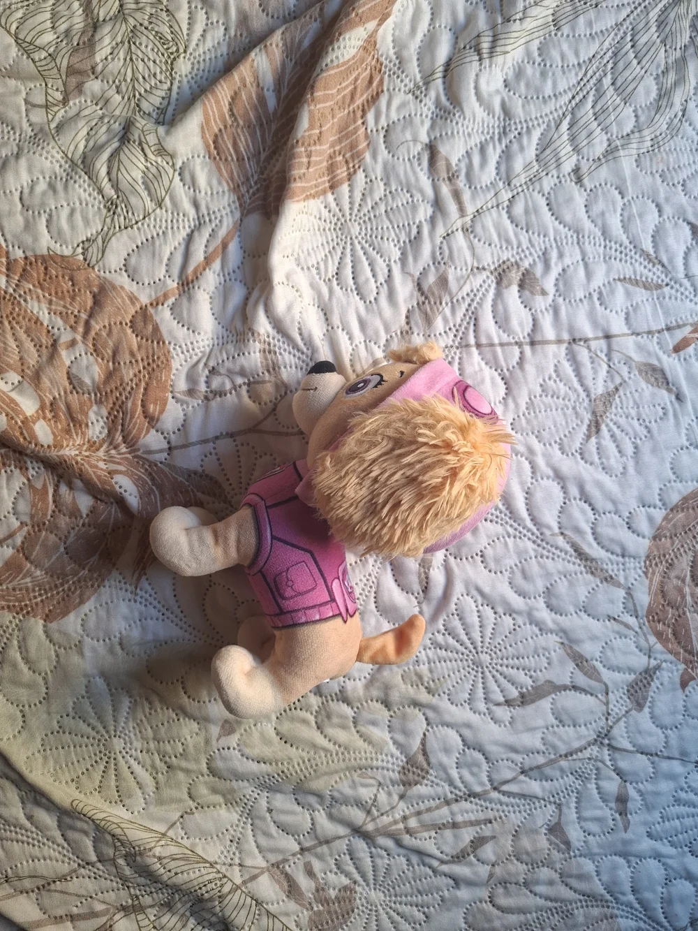 Paw Patrol Skye Plush Dog Toy in Pink and Tan